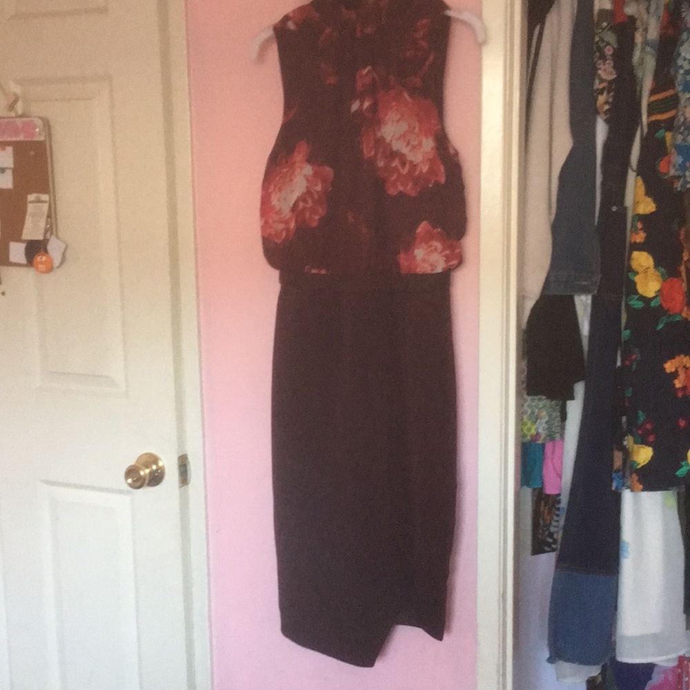 Burgundy Dress
